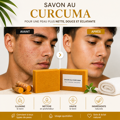 Savon de douche au curcuma Nivorya