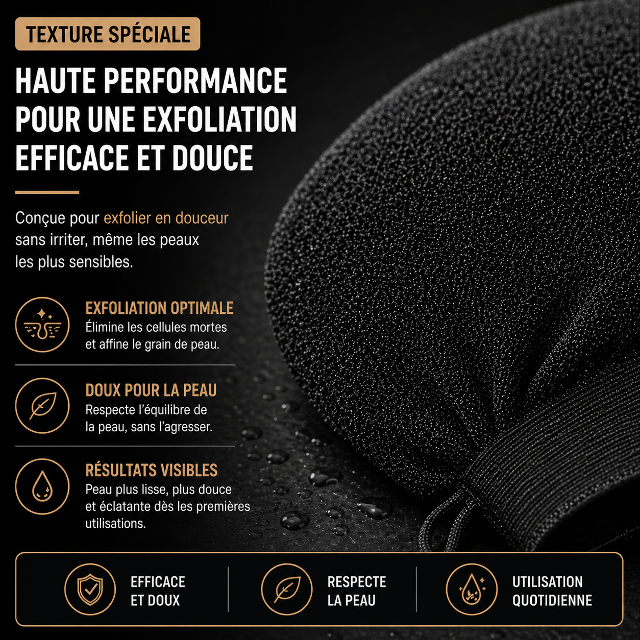 Gant exfoliant Nivorya
